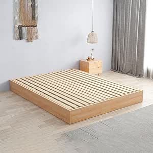 Wood Low Bed Frame, Minimal Wood Bed Frame, Minimalist Full Size Bed Frame, Plywood Bed Design, Twin Bed Wood, Simple Wood Bed Frame, Bed Minimal, Minimal Bed Frame, Diy Platform Bed Frame