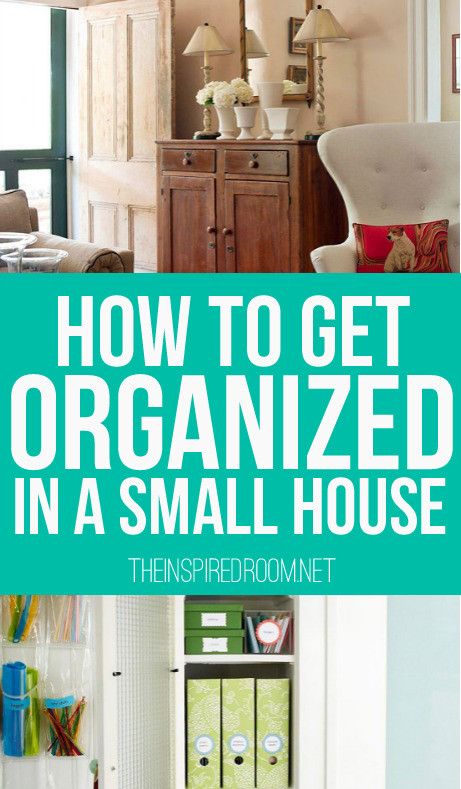 How to get organized in a small house Small House Organization, A Small House, How To Organize, Get Organized, Small Space Living, Organizing Your Home, My New Room, Home Hacks, Apartment Living