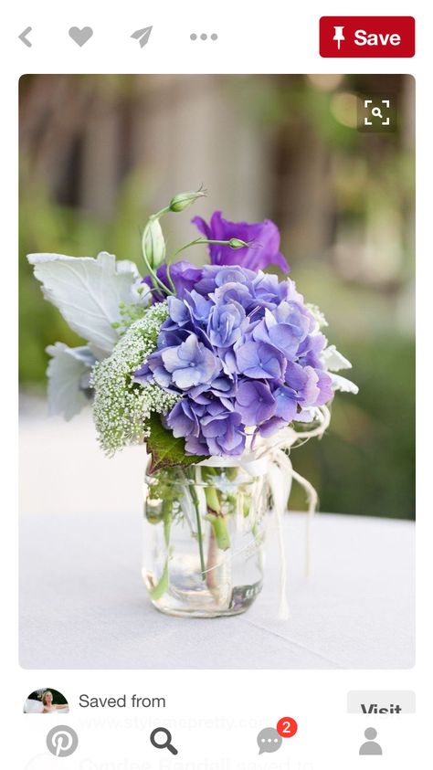 Wedding Table Centerpieces Purple, Wedding Flower Arrangements Table, Bouquet Photography, Purple Hydrangea, Purple Succulents, Succulent Centerpieces, Purple Bouquet, Purple Wedding Flowers, Hydrangea Purple