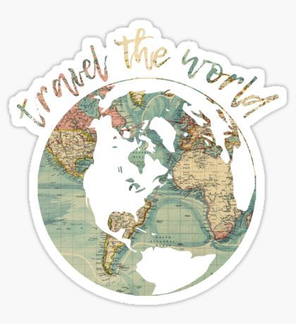 Pegatina «Eres encantador» de Tangerine-Tane | Redbubble Travel Logos, Travel Wallpapers, Wanderlust Stickers, World Map Sticker, Map Sticker, The World Map, Instax Photos, Homemade Stickers, Anniversaire Harry Potter