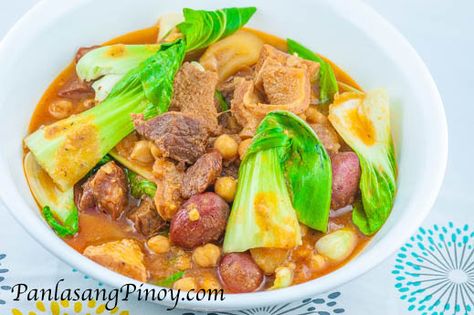 Beef and Tripe Pochero Recipe Beef Pochero Recipe Filipino Food, Beef Pochero, Pagkaing Pinoy, Tripe Recipes, Filipino Delicacies, Philippine Food, Pinoy Recipe, Organ Meats, Beef Tripe