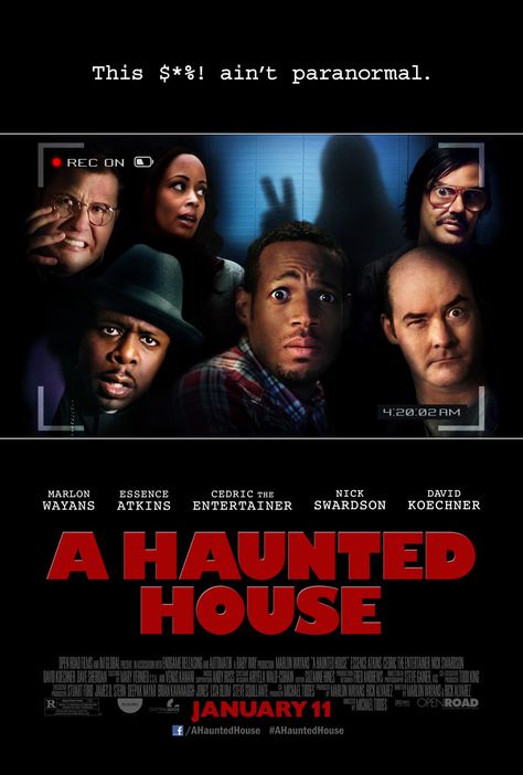 Ghost Movie, House Movie, Cedric The Entertainer, Ghost Movies, Marlon Wayans, A Haunted House, Iron Man 3, I Love Cinema, Funny Movies