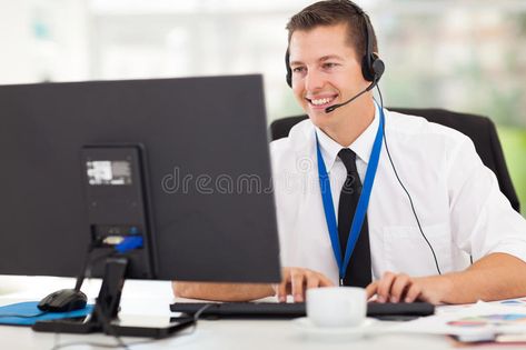 Technical support operator. Handsome technical support operator working on compu , #sponsored, #operator, #support, #Technical, #Handsome, #computer #ad It Help Desk, Computer Operator, Computer Help, Flexible Jobs, Job Promotion, Desk Job, Erp System, Job Advertisement, Help Desk