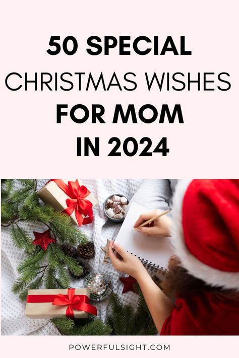 50 Christmas Wishes for Mom Christmas Wishes For Mom, Christmas Mom Quotes, Christmas Quotes For Mom, Christmas Cards For Mom, Wishes For Mom, Christmas Card Verses, Christmas Card Writing, Christmas Wishes Messages, Christmas Card Messages