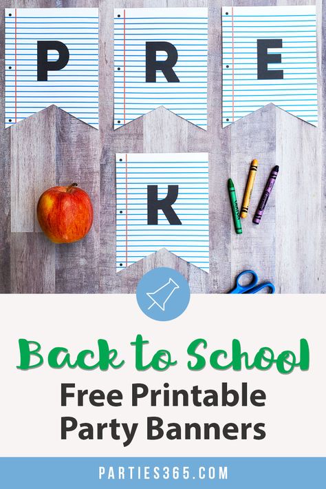 First Day Pictures, School Themed Party, Kids Party Tables, Clever Classroom, Diy School, Diy Back To School, Fun Party Themes, Printable Party Decorations, Day Pictures