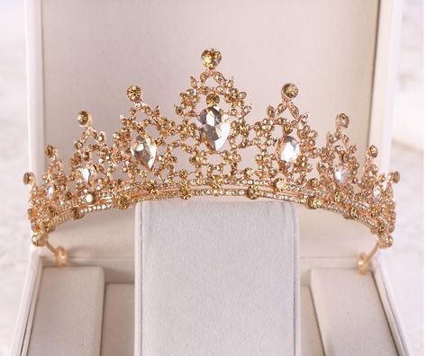 100%Brand New & High Quality Material:Alloy & Rhinestone Color:Gold Size:Dia 13-15 cm Height 6 cm Perfect item for your wedding/birthday parties, special events, etc Note:Retail Box is not included Package Include: 1 X Crown Tiara Bridal Hair Headband, Hot Pink Wedding Shoes, Quince Crowns, Quince Crown, Quinceanera Jewelry, Quinceanera Crown, Pink Quince, Crown Queen, Pink Wedding Shoes