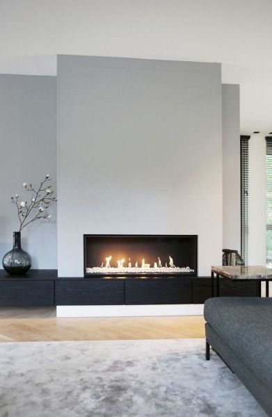 Faux Stone Fireplaces, Contemporary Gas Fireplace, Living Room With Tv, Fireplace Modern Design, Contemporary Fireplace Designs, Corner Gas Fireplace, Modern Electric Fireplace, Fireplace Modern, Best Electric Fireplace