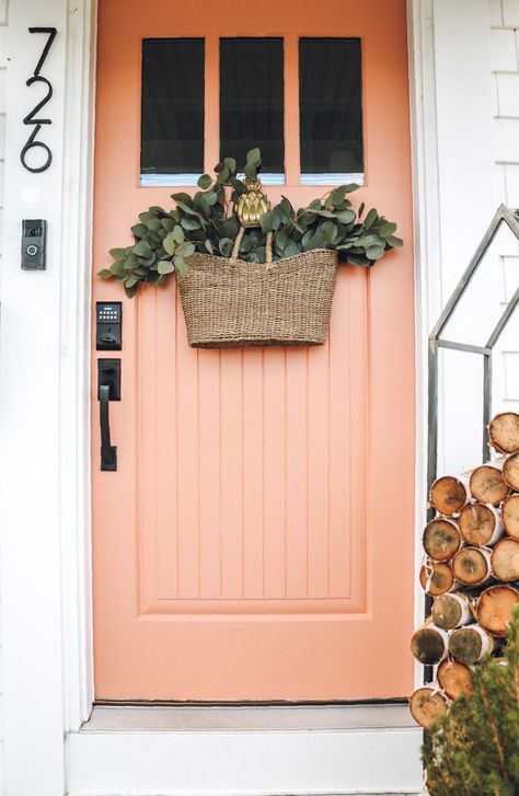 Porch Seating, Winter Front Porch Ideas, Door Pergola, Yard Oasis, Mini Cottage, Winter Front Porch, Airbnb Ideas, Nesting With Grace, Eclectic Cottage