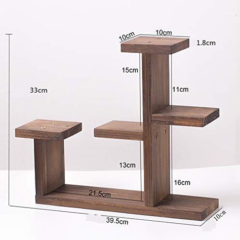 Diy Wood Plant Stand Indoor, Wooden Plant Stand Diy, Diy Plant Stands, Interior Design Pieces, Plant Stand Ideas, Cube Furniture, Wall Stand, Diy Hanging Planter, Garden Paradise