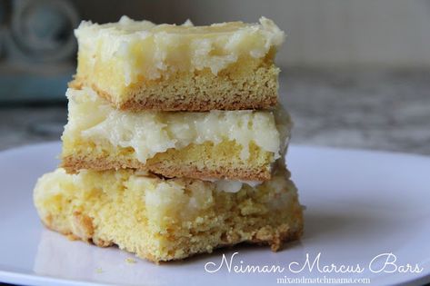 Neiman Marcus Cake, Neiman Marcus Bars, Fried Recipes, Lemon Brownies, Nieman Marcus, Potluck Desserts, Dessert Bar Recipe, Bar Recipes, Bar Cookies