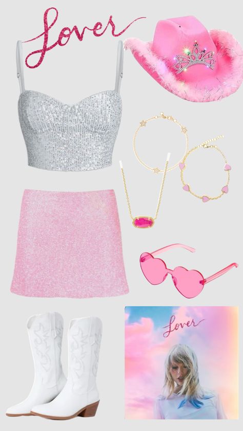 Lover eras tour outfit Taylor Swift Halloween Costume, Taylor Swift Tour, Lover Taylor Swift, Lover Outfit, Taylor Swift Costume, Taylor Swift Birthday Party Ideas, Lover Taylor, Taylor Outfits, Taylor Swift Party