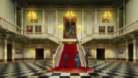 Ciel Black Butler, Manor Aesthetic, Manor Floor Plan, Manor Interior, Book Of Circus, Trajes Kylie Jenner, Best Friend Wallpaper, Episode Backgrounds, Black Butler Anime