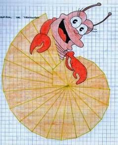 La espiral de Teodoro | Sobre todo, Matemáticas Pythagoras Spiral Art, Square Root Spiral Art Creative, Fibonacci Art Project, Pythagorean Spiral, Square Root Spiral Art, Fibbonaci Spiral Art, Theodorus Spiral Art, Spiral Drawing, Math Art Projects