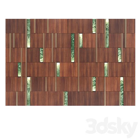 3d models: Other decorative objects - STORE 54 Wall panels "Sirmione" Earthy Homes, Modern Minimal Interior, Universe Design, Tropical Villa, Wood Feature Wall, Entry Door Designs, Earthy Home, Veneer Panels, Modern Luxury Bedroom