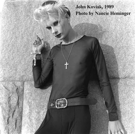 John Koviak, Male Goth, Propaganda Magazine, Goth Candles, London After Midnight, Punk Clothes, 80s Celebrities, 90s Goth, Trad Goth