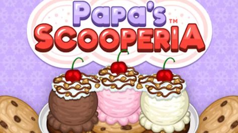 Papa Louie Games, Papa's Pizzeria Game, Papas Games, Papa Louie, Friv Games, Cream Candy, Burger Restaurant, Cooking Games, Ice Cream Shop