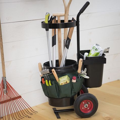 Garden Tool Caddy, Mobile Garden, Smart Farming, Plant Products, Tool Caddy, Garden Tool Rack, Best Garden Tools, Garden Tool Organization, Shed Organization