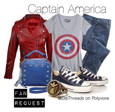 Captain America Outfit, Marvel Outfits, Marvel Inspired Outfits, Marvel Fashion, America Fashion, Avengers Outfits, America Outfit, Movie Inspired Outfits, Marvel Clothes