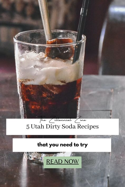 Utah soda Utah dirty soda dirty Diet Coke soda with creamer Italian soda recipe cream soda dirty sodas Soda And Creamer, Christmas Dirty Soda, Utah Soda, Dirty Pop Recipes, Olipop Soda Cocktail, Utah Soda Recipes, Mormon Soda Recipes, Swig Soda Recipes, Soda Ideas