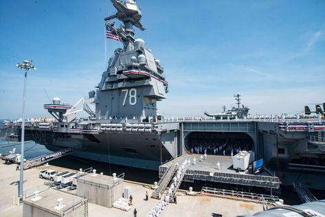 Ford Aircraft Carrier, Uss Ford, Uss Gerald R Ford, Hms Ark Royal, Naval Station Norfolk, Navy Aviation, Gerald Ford, Navy Carriers, Navy Aircraft Carrier