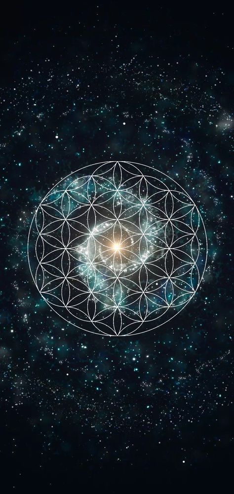 Flower Sacred Geometry Wallpaper Iphone, Flower Of Life Geometry, Spiritual Flower Art, Flower Of Life Wallpaper Iphone, Flower Of Life Wallpaper, Sacred Geometry Wallpaper, Sacred Geometry Background, Flower Of Life Art, Flower Of Life Illustration