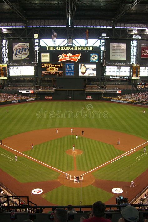 Arizona Diamondbacks - Chase Field. Phoenix baseball field under a closed dome , #Aff, #Chase, #Field, #Arizona, #Diamondbacks, #Phoenix #ad Field Editorial, Baseball Buckets, Chase Field, Us Airways, Character Design Tutorial, Baseball Park, Baseball Stadium, Arizona Diamondbacks, Baseball Games