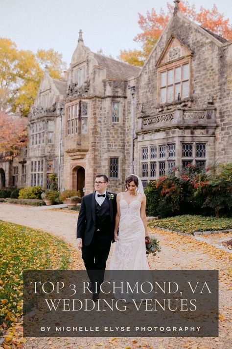 Top 3 Richmond, Virginia Wedding Venues | Castles and Estates Richmond Wedding Venues, Castle Wedding Venue United States, East Coast Wedding Venues, Richmond Va Wedding Venues, Over The Top Wedding, Estate Wedding Venues, Wedding Venues Virginia, Wedding Venue Virginia, Castle Wedding Venues