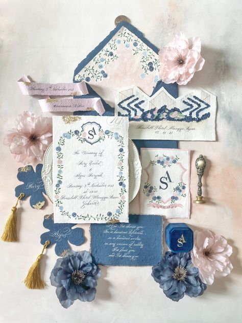 Stationary Wedding, Watercolor Business, Stylish Wedding Invitation, Dream Wedding Decorations, Wedding Letters, Butterfly Party, Wedding Decor Style, Dream Wedding Ideas Dresses, Wedding Preparation