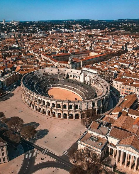 Nimes France, Louvre Pyramid, City Tree, Antique Architecture, Angkor Wat Temple, Breathtaking Photography, Girls Holiday, Verona Italy, St Nicolas