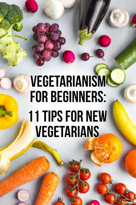 11 tips for new vegetarians Vegetarian Facts, Vegetarian Recipes For Beginners, Becoming Vegetarian, Being Vegan, Vegetarian Lifestyle, Going Vegetarian, Best Vegetarian Recipes, Smart Kitchen, Vegetarian Meals