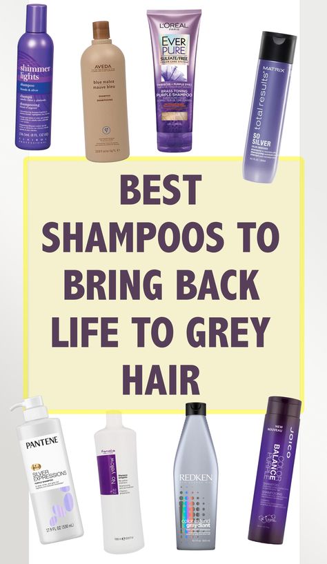 Gray Hair Care Products, Grey Hair Care Products, Gray Hair Shampoo Products, Best Products For Grey Hair, Shampoo For Gray Hair Natural, Best Shampoo And Conditioner For Gray Hair, Grey Hair Products, Grey Hair Shampoo, Best Shampoo For Gray Hair