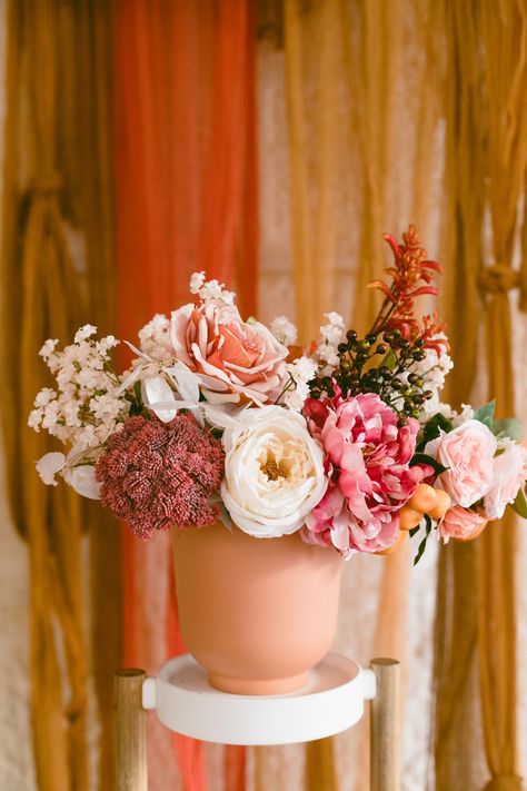 Diy dyed cheesecloth Backdrop 020 Cheesecloth Backdrop, Mothers Day Backdrop, Dyed Cheesecloth, Boho Decorations, Diy Dye, Color Formulas, Backdrop Diy, Rit Dye, Terracotta Wedding