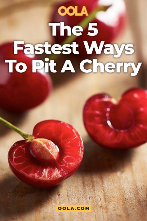 Cherry Pitting Hack, Cherry Pitter Tool, Bing Cherries Recipes, Pitted Cherry Recipes, What To Do With Cherries, How To Pit Cherries Easily, How To Pit Cherries, Sour Cherry Recipes, Freezing Strawberries