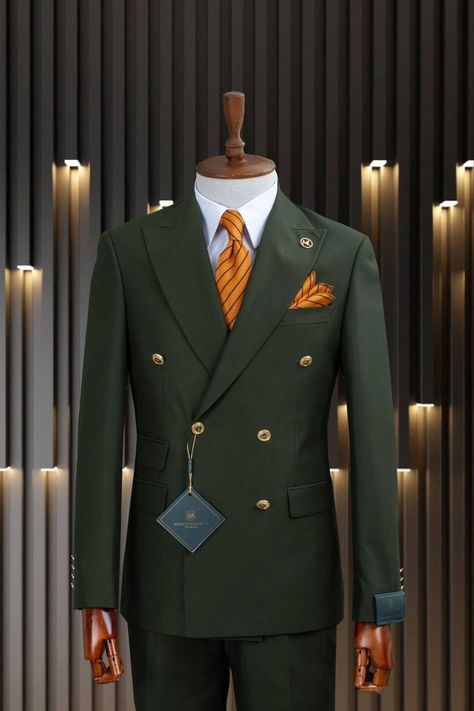 Gentlemen Outfit, Gentleman Outfit, Designer Suits For Men, Formal Suit, Green Suit, Formal Suits, Breasted Blazer, Double Breasted Blazer, Double Breasted Suit