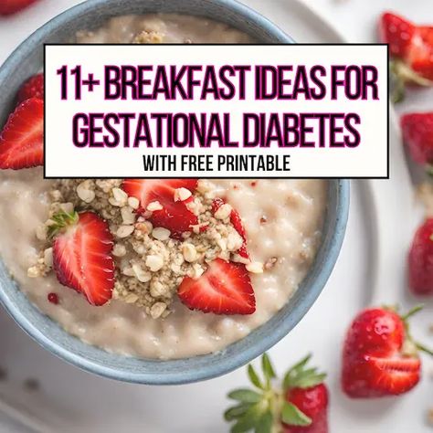 Grab And Go Breakfast For Diabetics, Gestational Diet Breakfast, Meals For Pregnant Diabetics, Breakfast For Gestational Diabetics, Gestational Diabetics Breakfast, Gestational Pregnancy Breakfast Ideas, Gestational Diabetics Food Recipes, Gd Breakfast, Gestational Diabetics Dinner Ideas