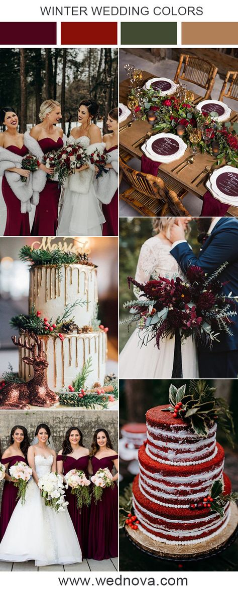 wedding ideas — 10 Beautiful Sage Green Wedding Ideas for 2019... Wedding Color Pallet Ideas, Color Pallet Ideas, Grey Winter Wedding, Wine Colored Wedding, Steel Blue Bridesmaid Dresses, Wedding Color Palette Ideas, Classic Blue Wedding, Wine Red Wedding, Elegant Wedding Colors