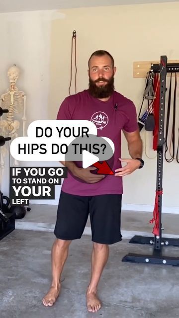 Cory Payne | Online Posture & Movement Coach on Instagram: "If you’re finding that one side of your hip is coming forward when you try to stand on that side.

It’s likely an imbalance in your hips.

Realign your body with this drill for better posture and even muscle activation!

#hipalignment #postureimprovement #strengthexercises #mobility #hipmobility" Hip Alignment, Hip Mobility, Better Posture, Improve Posture, Strength Workout, One Sided, You Tried, Fitness Tips, Health