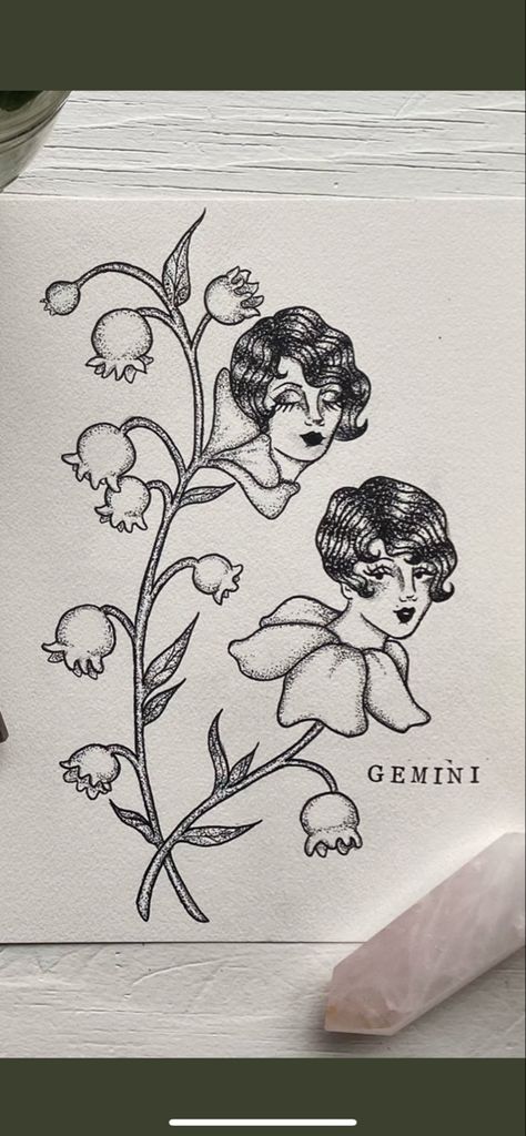 Gemini Tattoos Unique, Gemini Spirit Animal Tattoo, Gemini Celestial Tattoo, Gemini Flash Tattoo, Gemini Sister Tattoo, Gemini Floral Tattoo, Tattoos For Gemini Women, Gemini Tarot Card Tattoo, Gemini Twin Tattoo