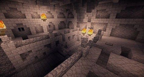 Catacombs Minecraft, Minecraft Catacombs, Minecraft Dungeon, Dungeon Design, Dwarven City, Dark Kingdom, Minecraft Dungeons, City Ideas, Minecraft Things