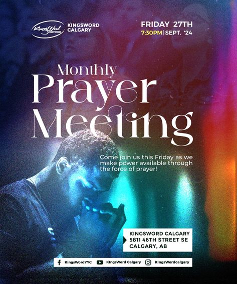 Prayer meeting flyer design #prayer #prayermeeting #flyer #flyerdesign #flyerdesigns #adobe #photoshop #lightroom Prayer Meeting Flyer Design, Meeting Flyer Design, Prayer Flyer Design, Prayer Meeting, Animation Background, Adobe Photoshop Lightroom, Photoshop Lightroom, Design Concept, Flyer Design