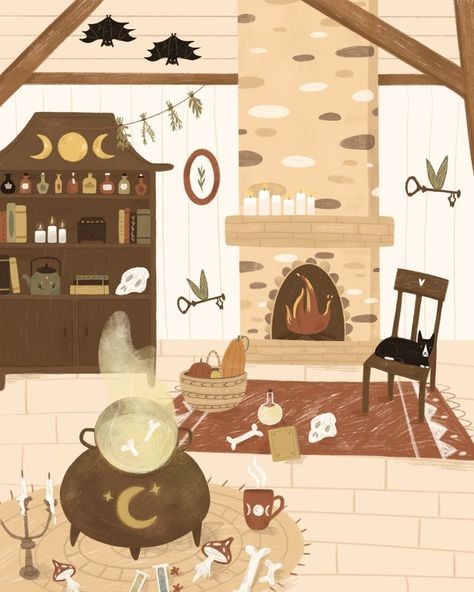 Witch Room Aesthetic, Spells And Potions, Fairy Games, Room Drawing, Witch Room, Halloween Room, Witch Vibes, Bad Witch, Magic Potion