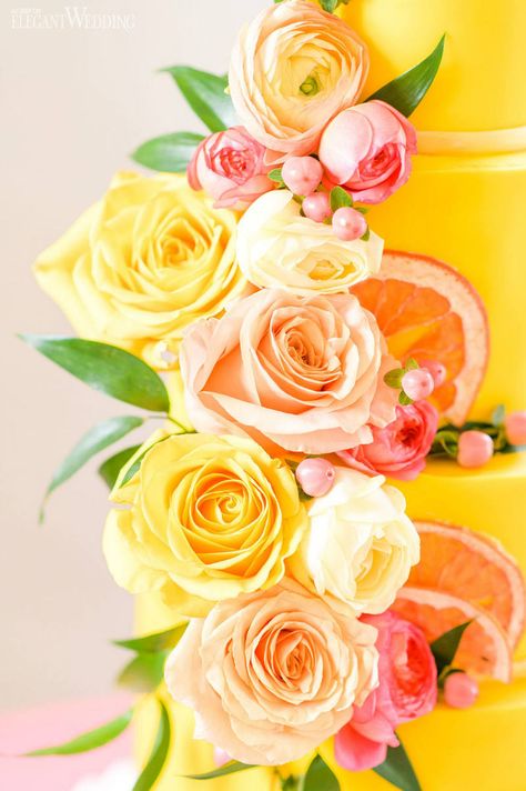 Citrus Inspired Wedding, Citrus Wedding Colors, Citrus Wedding Theme, Wedding Color Schemes Summer, Citrus Wedding, Vibrant Wedding, Orange Party, Gray Wedding, Color Dream