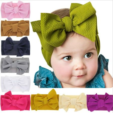 Ikat Kepala, Big Bow Headband, Knotted Baby Headband, Flower Hair Band, Hair Band Accessories, Cotton Headband, Newborn Headbands