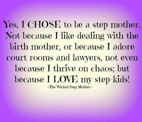 I love the Mother of my step Sons because I Love my step Sons. This is the best thing for them. Step Parents who have hate in their heart for co-parents are not thinking of the kids. Step Children Quotes, Stepmom Quotes, Baby Momma Drama, Stay Quotes, Step Mom Quotes, Birth Mother, Step Parenting, Step Kids, Love My Kids