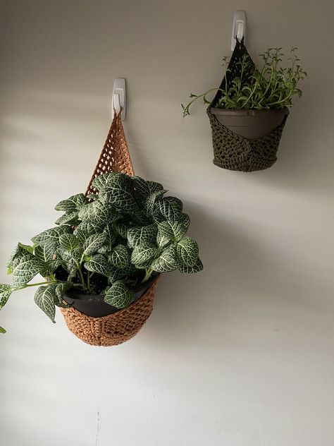 Indoor Garden Decor, Wall Plant Holder, Plants And Gardening, Hanging Wall Planters, Support Plante, Diy Plant Hanger, Plants Decor, Planter Ideas, Plant Basket