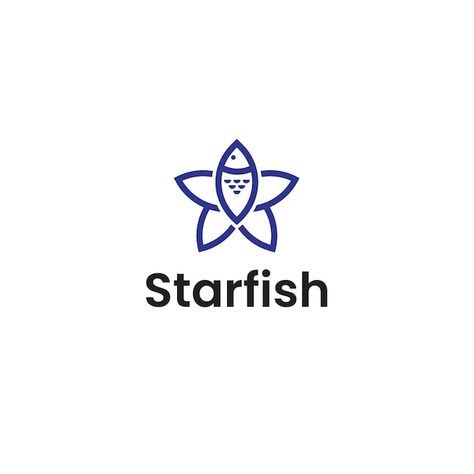 Vector starfish logo icon logo design te... | Premium Vector #Freepik #vector Starfish Logo, Parthian Empire, Icon Logo Design, Fish Logo, Star Fish, Logo Icon, Logo Design Template, Logo Icons, Starfish