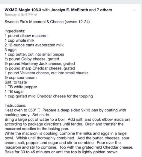 Mac N Cheese Pie, Sweety Pies Mac And Cheese Recipe, Southern Mac N Cheese Soul Food, Sweetie Pies Mac And Cheese Small Batch, Sweetie Pies Mac And Cheese Recipe, Mac And Cheese Recipe Sweetie Pies, Hoggy's Mac And Cheese, Soul Food Southern Baked Macaroni And Cheese, Sweetie Pies Mac And Cheese