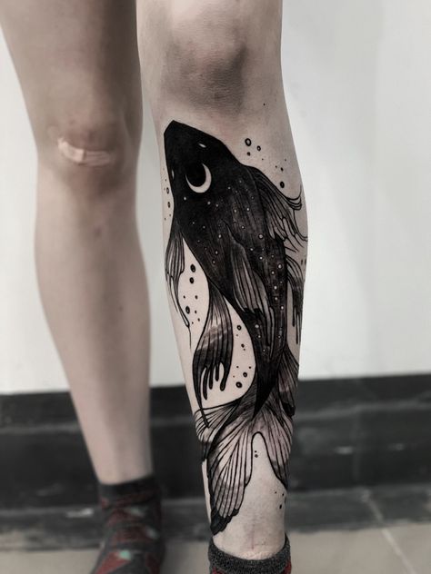 Tattoo fish, dark tattoo, tattoos ideas Tattoo Fish, Coverup Tattoo, Fish Tattoo, Cover Up Tattoo, Dark Tattoo, Tattoos Ideas, Fish Tattoos, Skull Tattoo, Cool Tattoos