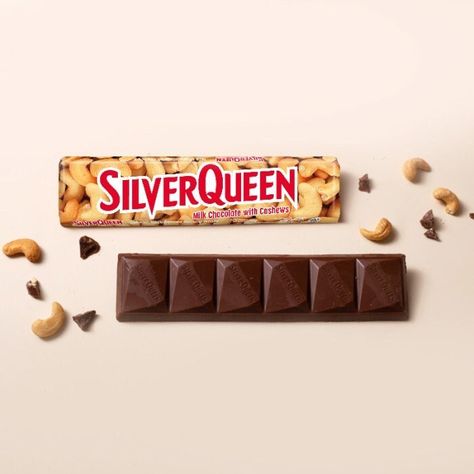 Introducing SilverQueen Cashew, a delightful variant of the beloved SilverQueen Classic chocolate, a renowned delicacy from Indonesia. Experience the irresistible blend of rich chocolate, creamy milk, and crunchy cashews, crafted to perfection. Each bite offers a harmonious balance of sweetness and savory nutty goodness that will leave you craving for more. Indulge in the exquisite taste of SilverQueen chocolate, where every piece promises a moment of pure bliss. Treat yourself to the enchanting Silverqueen Chocolate, Snack Items, Cashew, Treat Yourself, Living Food, Chocolate Milk, Milk, Snacks, Pure Products