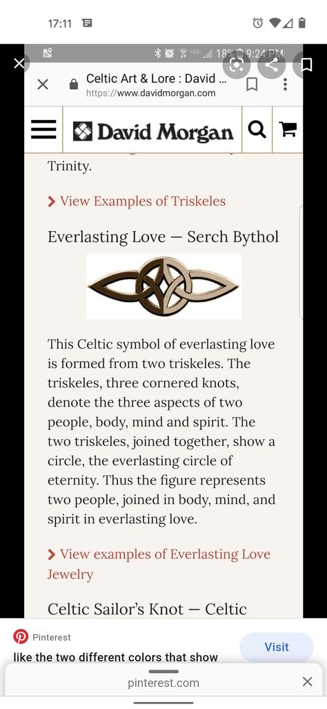 Serch Bythol Tattoo, Celtic Symbols, Celtic Art, Everlasting Love, Two By Two, Tattoos